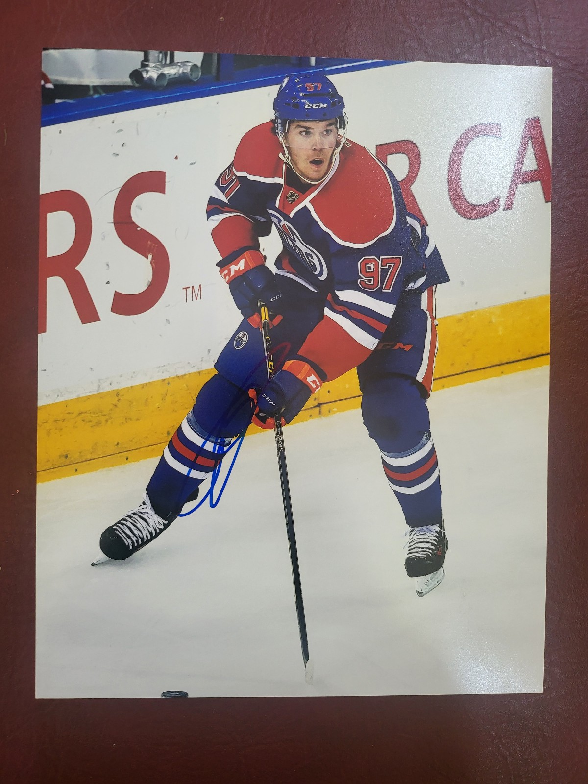 Connor McDavid signed photo