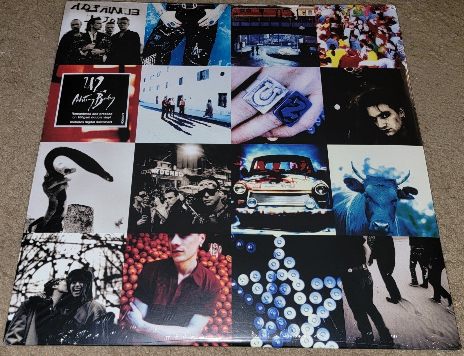 U2~ACTUNG BABY~REMASTERED & PRESSED 180GM DOUBLE VINYL~SEALED COPY