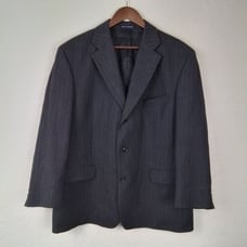 Today's Man Tweed Sport Coat Blazer 44S Made in England Wool Cashmere Gray