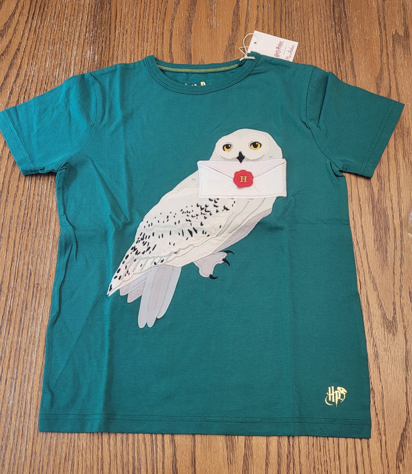 New Mini Boden Harry Potter Hedwig Owl t-shirt - size 9-10