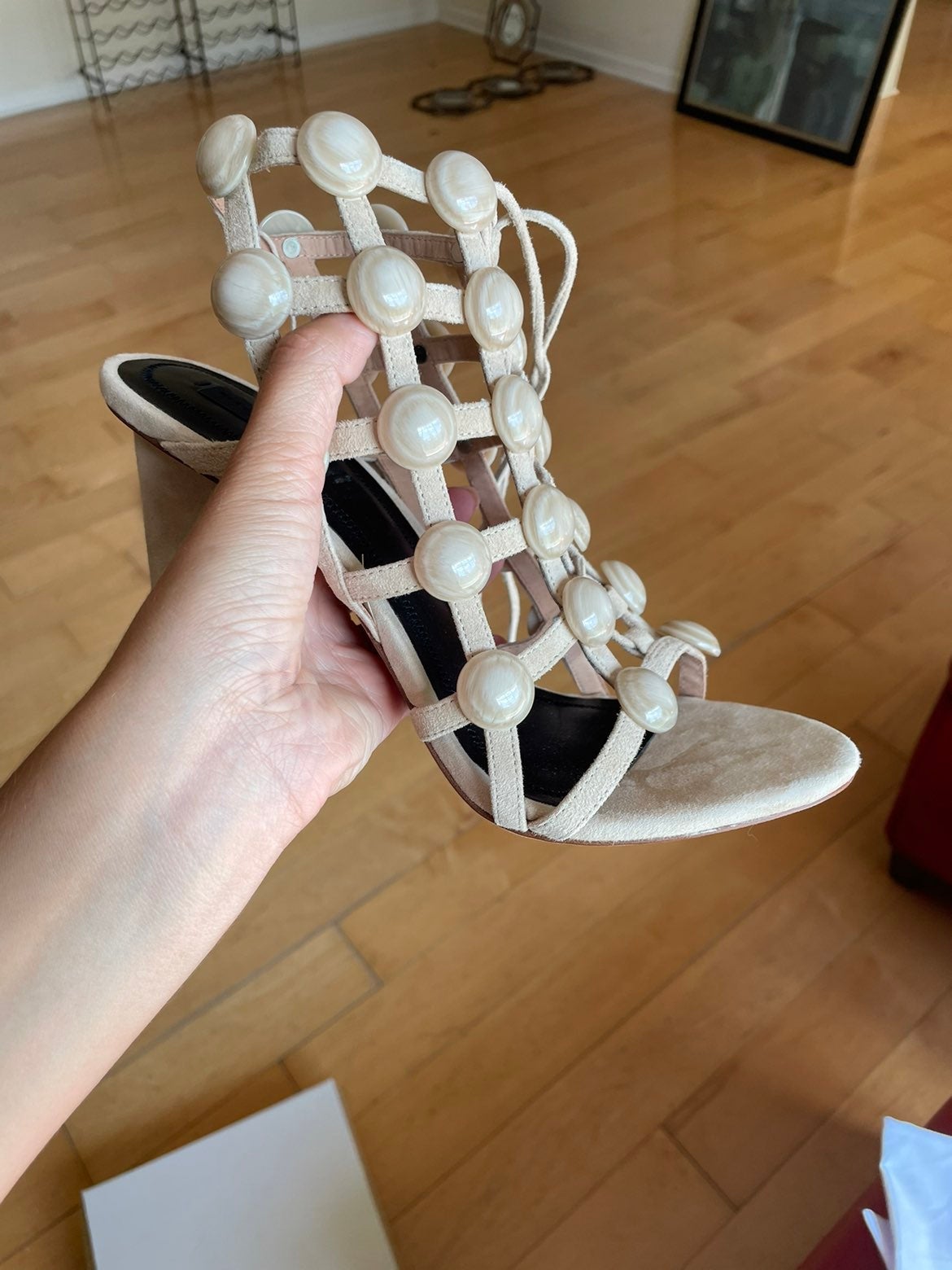 Alexander Wang wrapped heel sandals