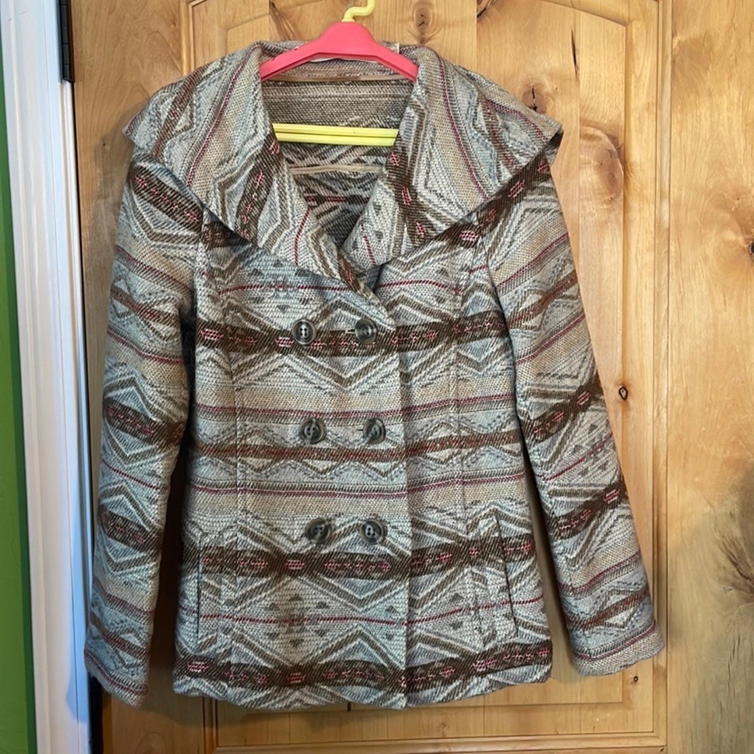 ANTHRO Daughters of the Liberation Poetry of Trees Southwest Jacket $178 EUC XS