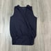 Garnet Hill Blousy Navy Top - Medium - Organic Pima Cotton Blend - Excellent Con