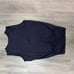Garnet Hill Blousy Navy Top - Medium - Organic Pima Cotton Blend - Excellent Con
