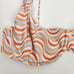 L*Space Tori Bikini Top in Stripes Size Medium NWT Underwires