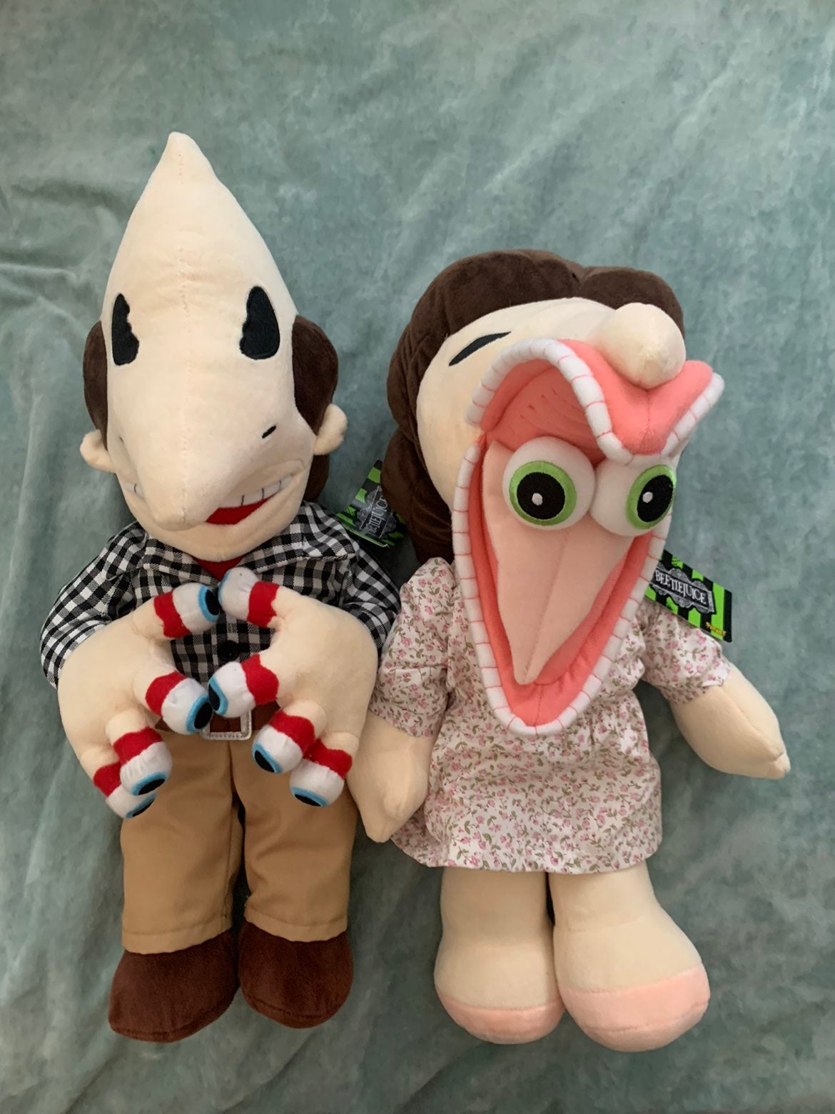 Adam and Barbara plushies