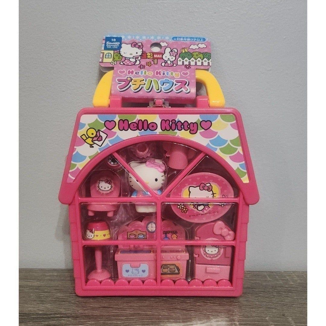 New Hello Kitty Petite House - Compact Set with Complete Setup for Tea Parties