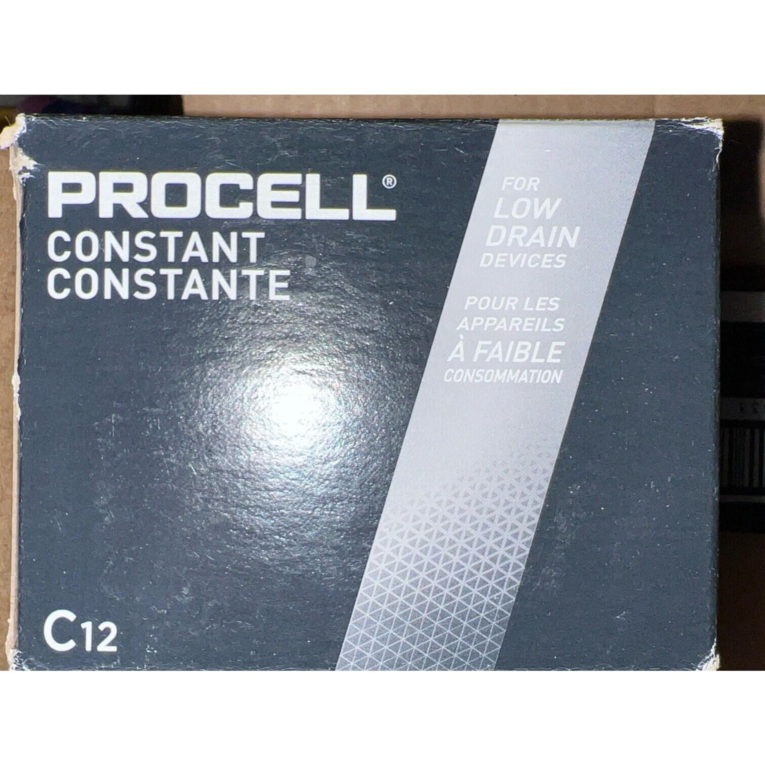 12 Procell C Constant Alkaline Batteries (one 12 pack) - Duracell
