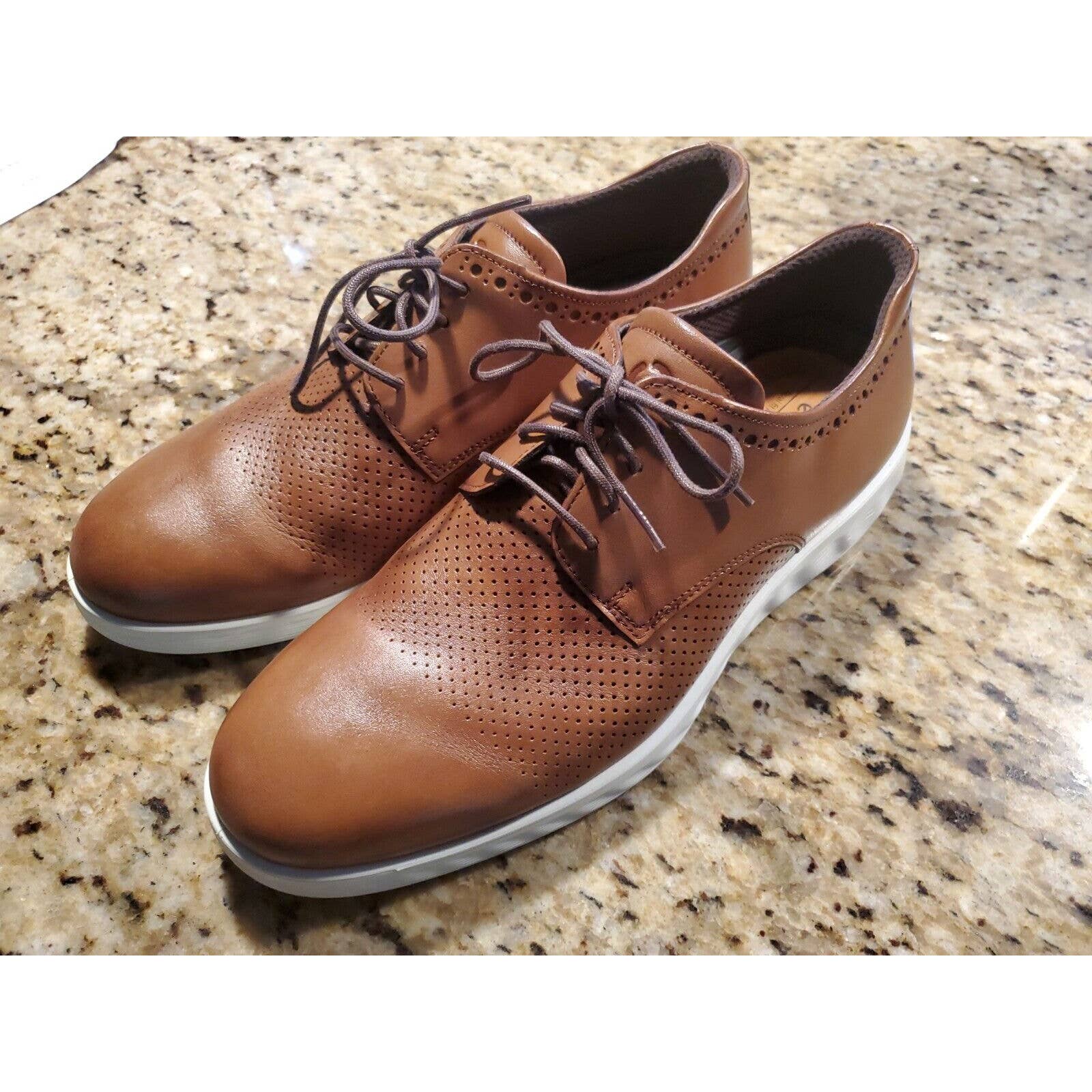 ECCO Men's S Lite Hybrid Perforated Tie Oxford - Sz 9.5