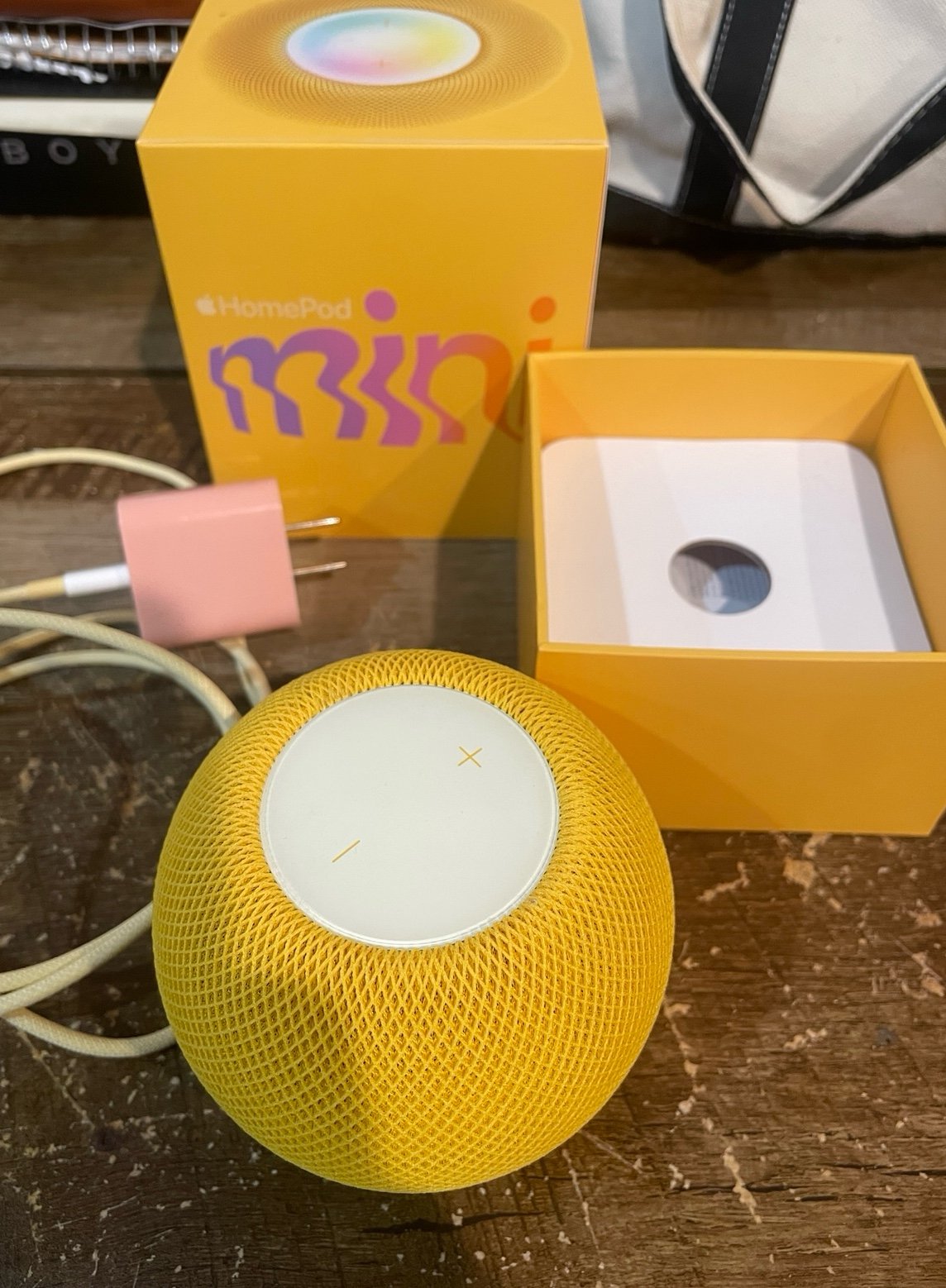 Apple HomePod Mini in Yellow