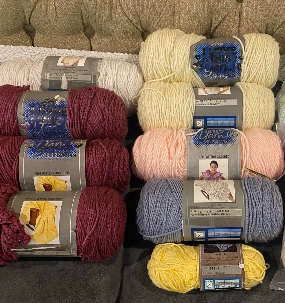 Huge yarn bundle