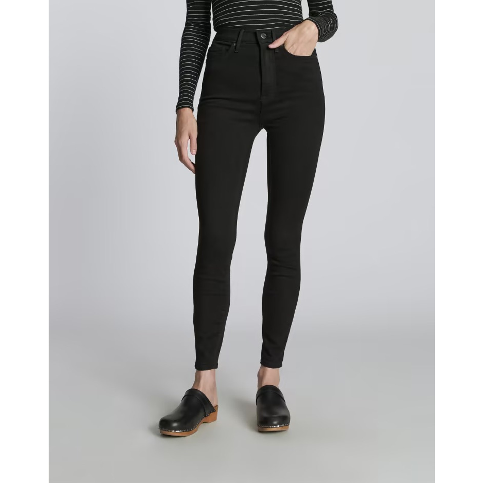 Everlane The Way-High Skinny Jeans in Black 29 Crop NWT