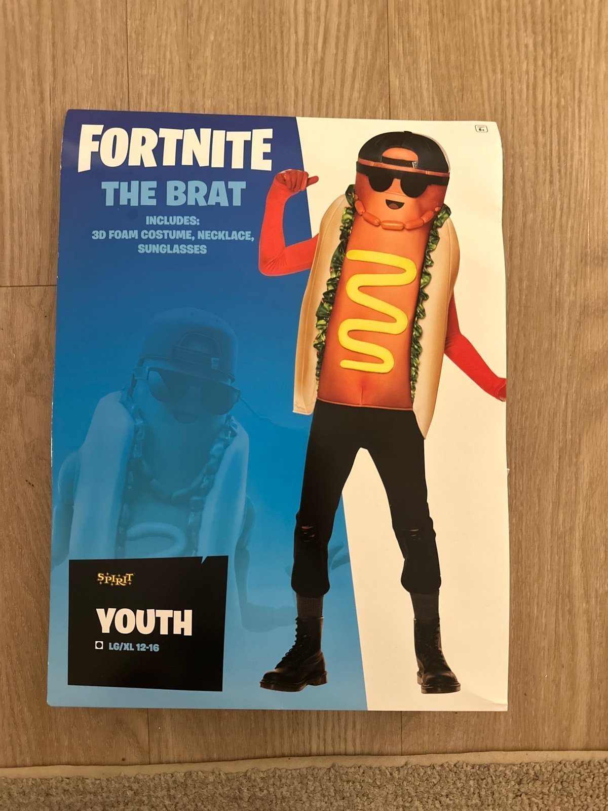 Fortnite costume 12-16 size