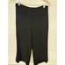 Veronica Beard Black Wide Leg Cropped High Rise Trouser Pants Size 6