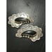Broken Earrings Vintage Mexico Taxco FF GH Signed 925 Black Onix