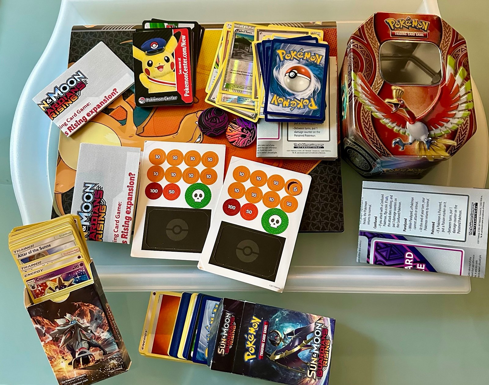 Pokemon Cards collection in album