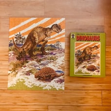 Vintage 70's dinosaur puzzle