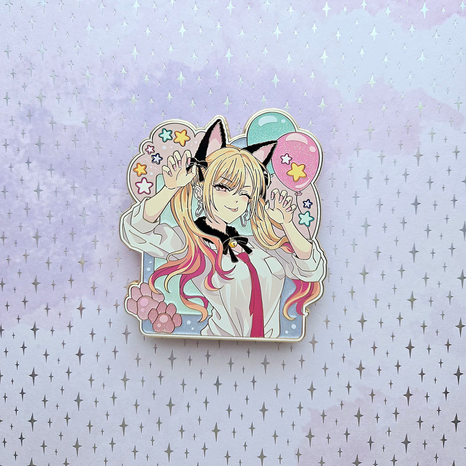 My Dress-Up Darling Marin Kitagawa Neko Enamel Pin