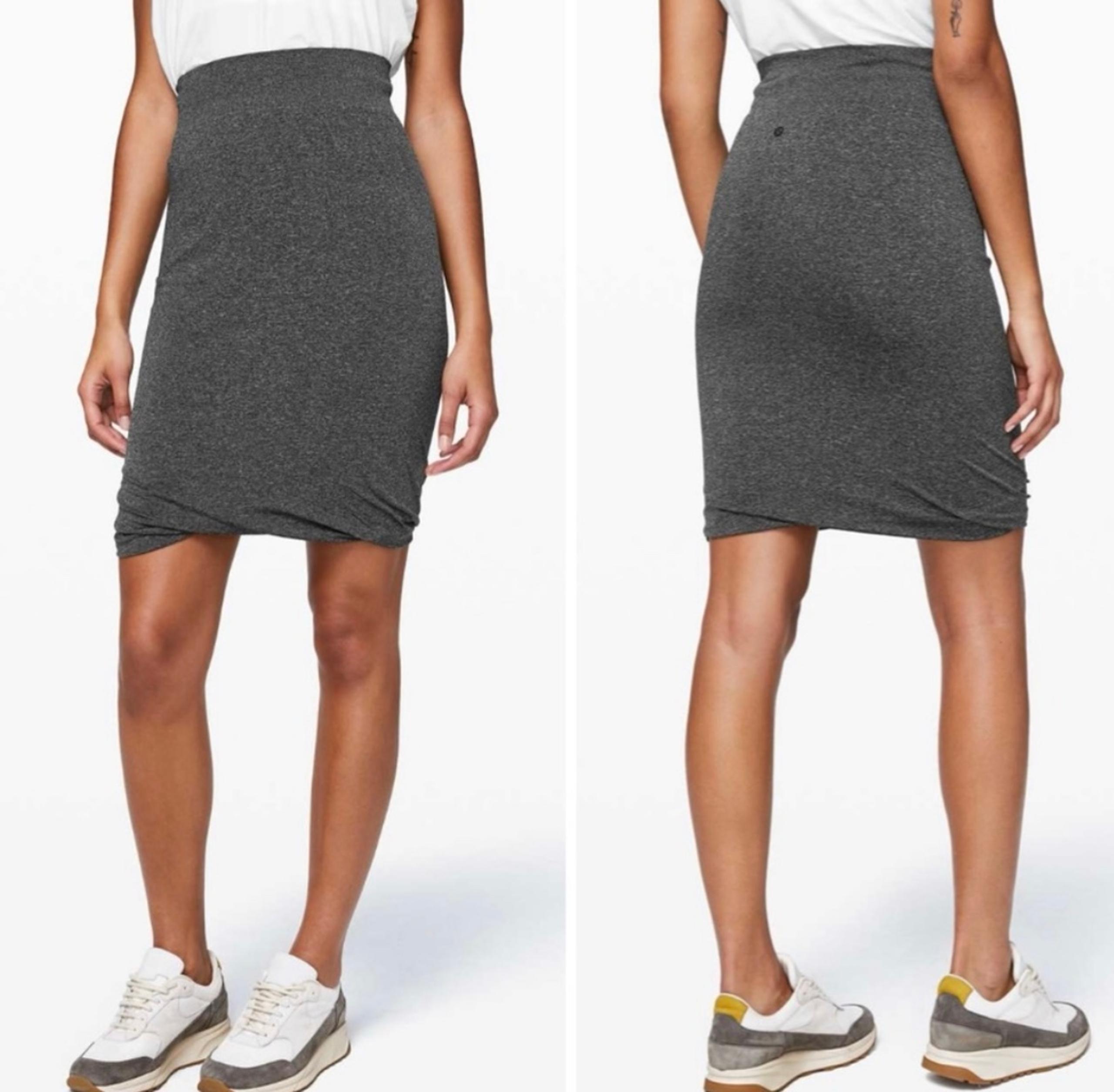 Lululemon 4 Boulevard Bliss Mini Pencil Skirt Athleisure Live Love & Let Go - lululemon athletica