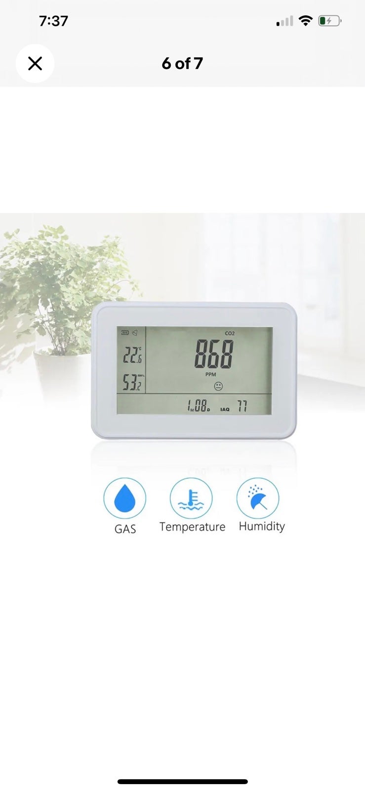 Carbon Dioxide CO2 Detector
