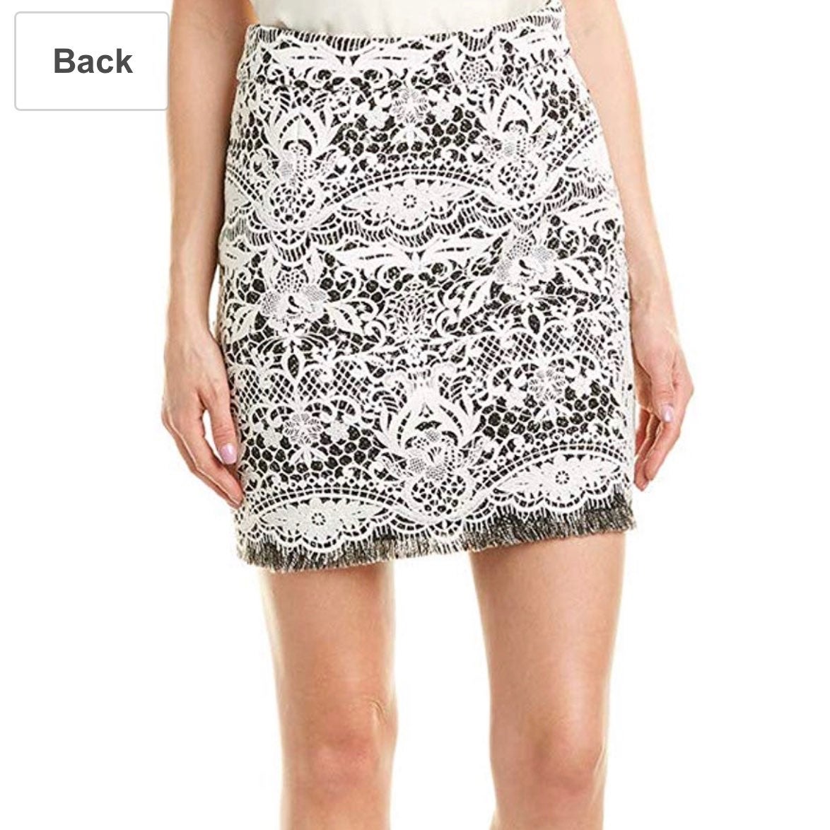 Skirt Mini Maje Lace Size 40