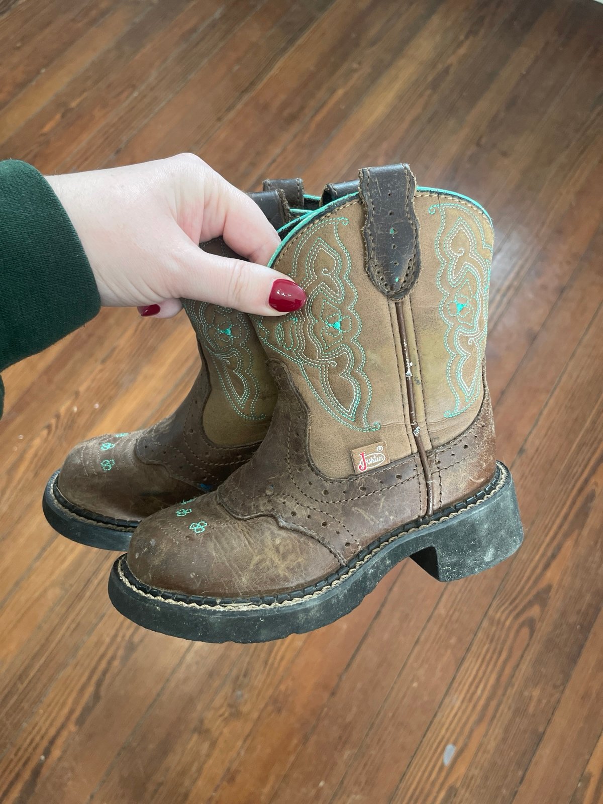 Justin boots size 9 1/2