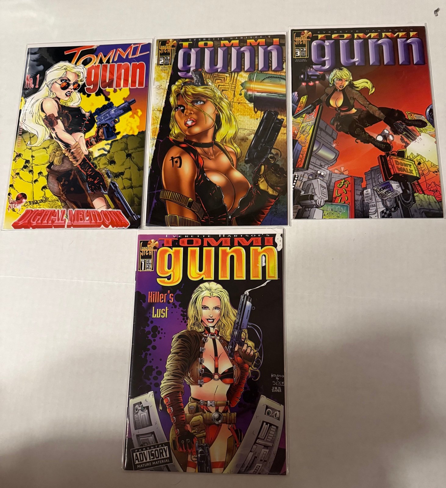 Tommi Gunn adult comic lot