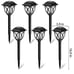 8 Pack LED Solar Lights, Waterproof Outdoor Solar Powered Pathway Light