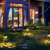 8 Pack LED Solar Lights, Waterproof Outdoor Solar Powered Pathway Light