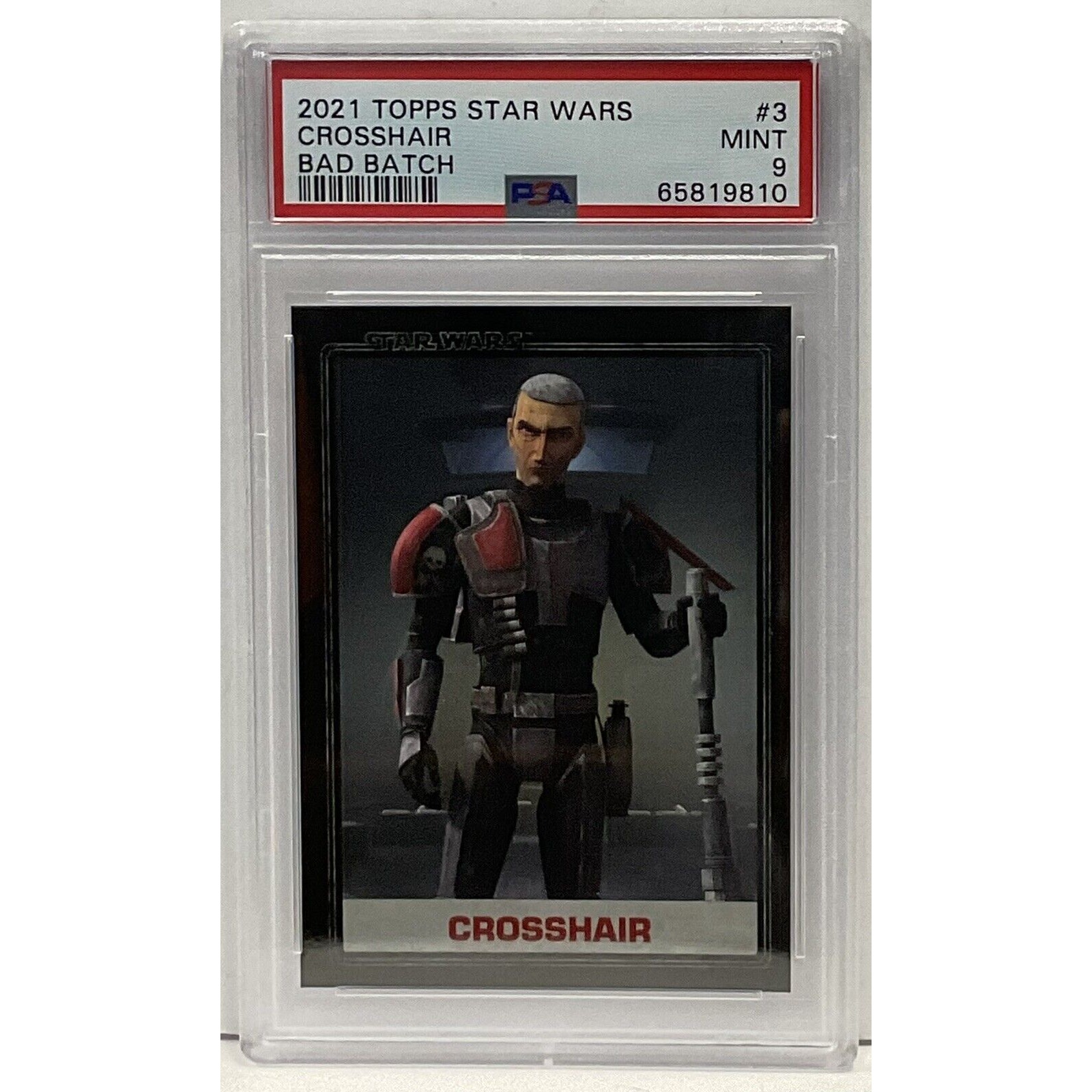 2021 Topps Star Wars The Bad Batch #3 Crosshair PSA 9 Cert#65819810 ShopTrading