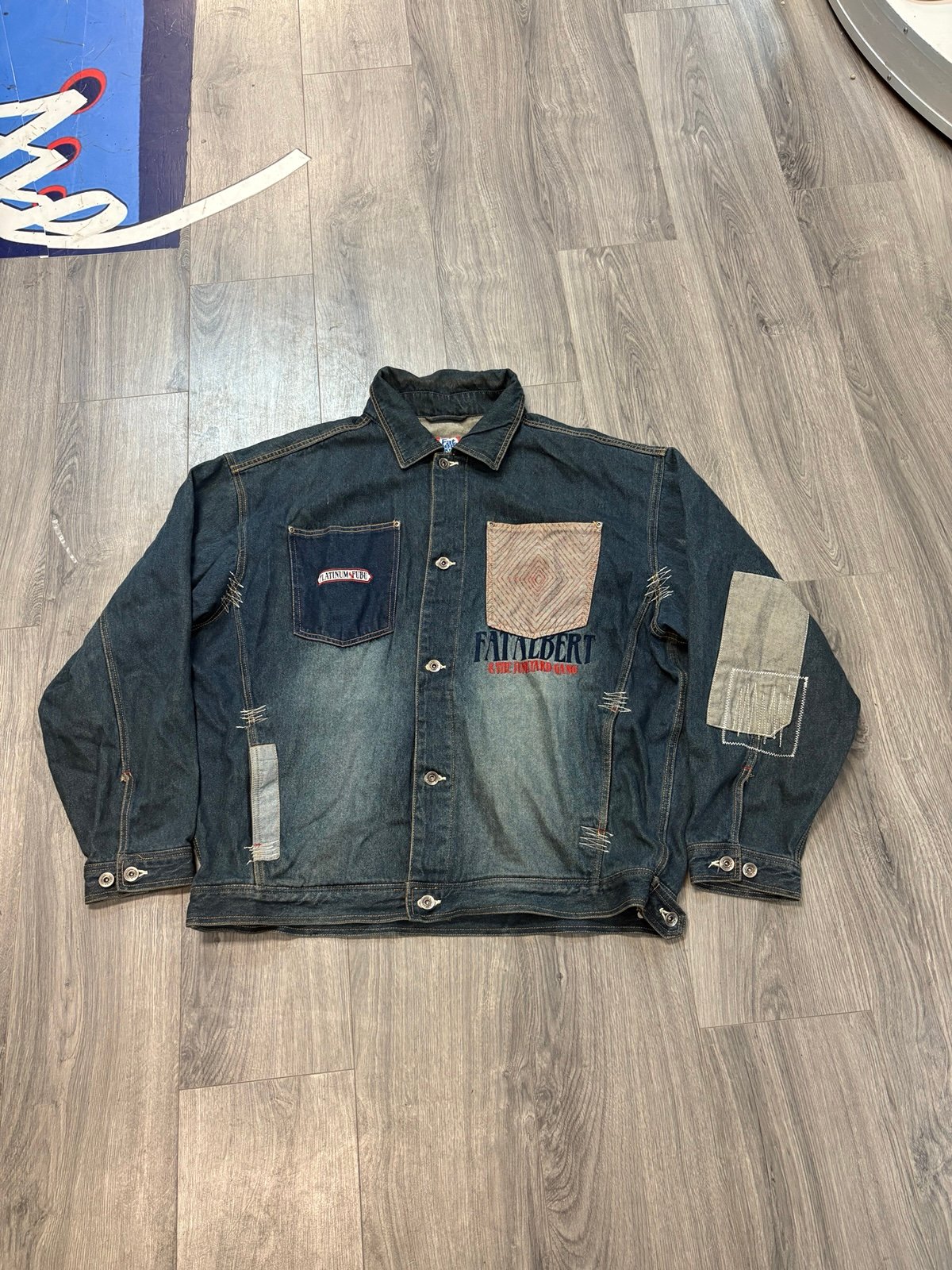 Fubu platinum fat Albert Denim Jacket