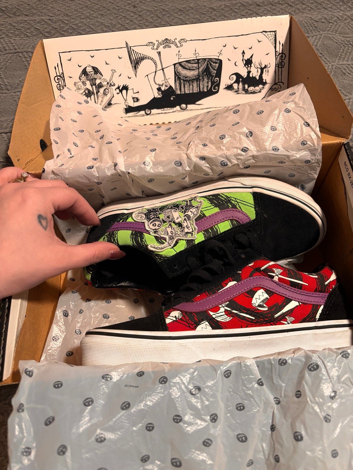 Nightmare Before Christmas Vans Sz 4.5M/6W