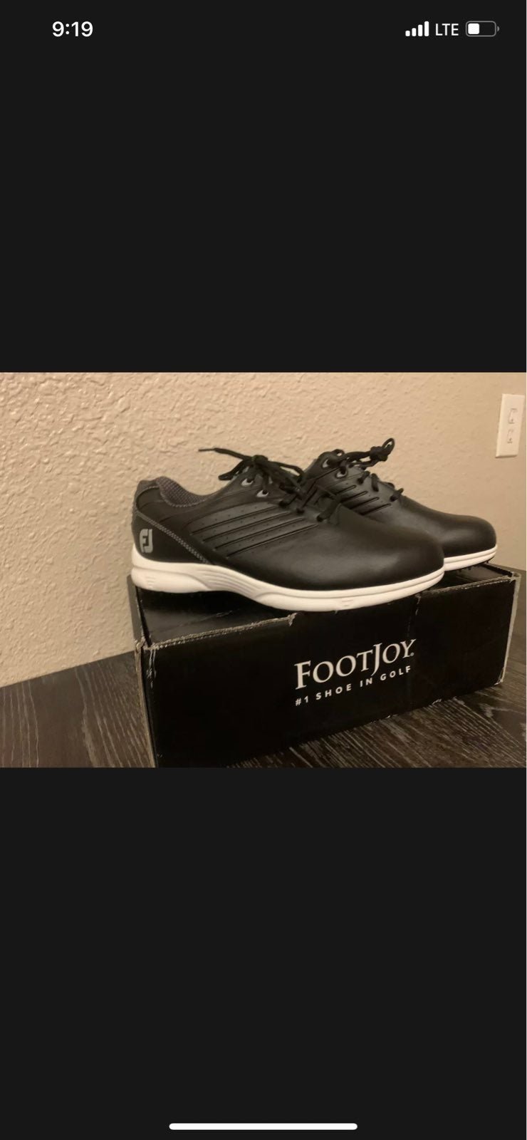 Footjoy Men's ARC SL 59702 Golf Shoes Cleats Spikes Black White. Men’s size 8 Wi