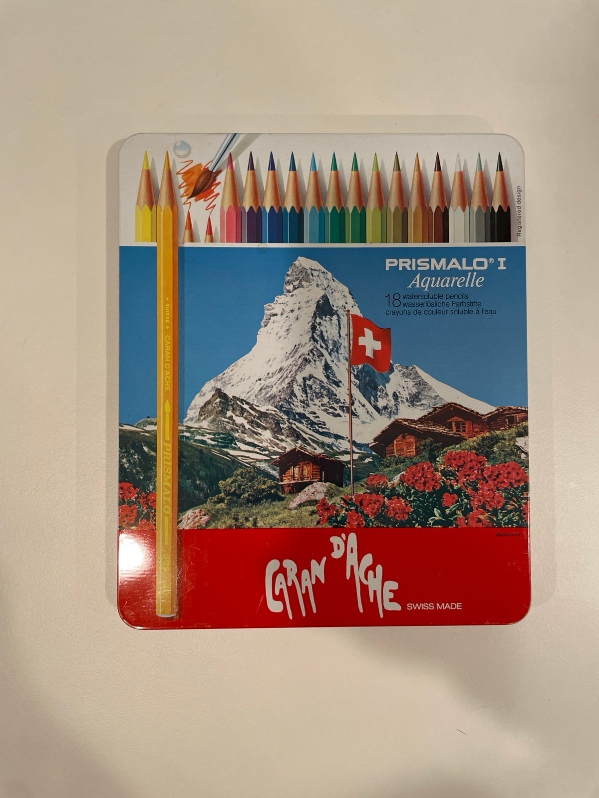 Vintage caran dache water color pencils