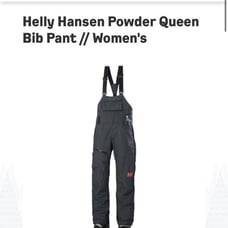 Helly Hansen Snow Queen Bib Size Small