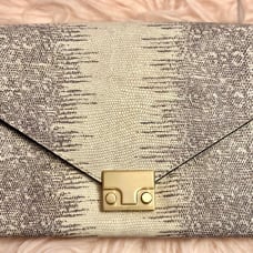Loeffler Randall Faux Snakeskin Bag