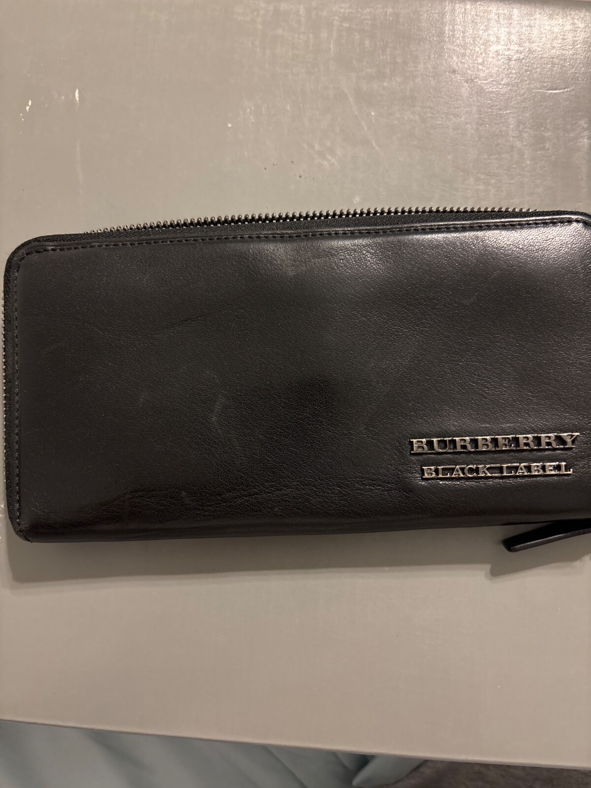 Burberry black label long wallet