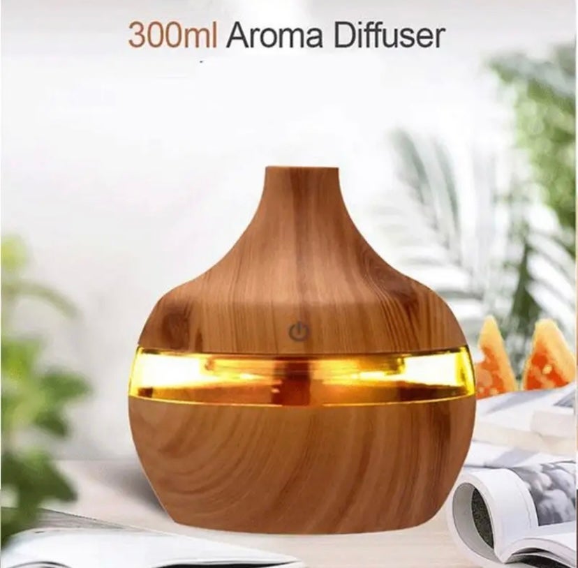 Wood USB aroma humidifier