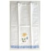 Vintage Hand Embroidered Trapunto 3 Guest / Tea Towels Floral Finger Tip