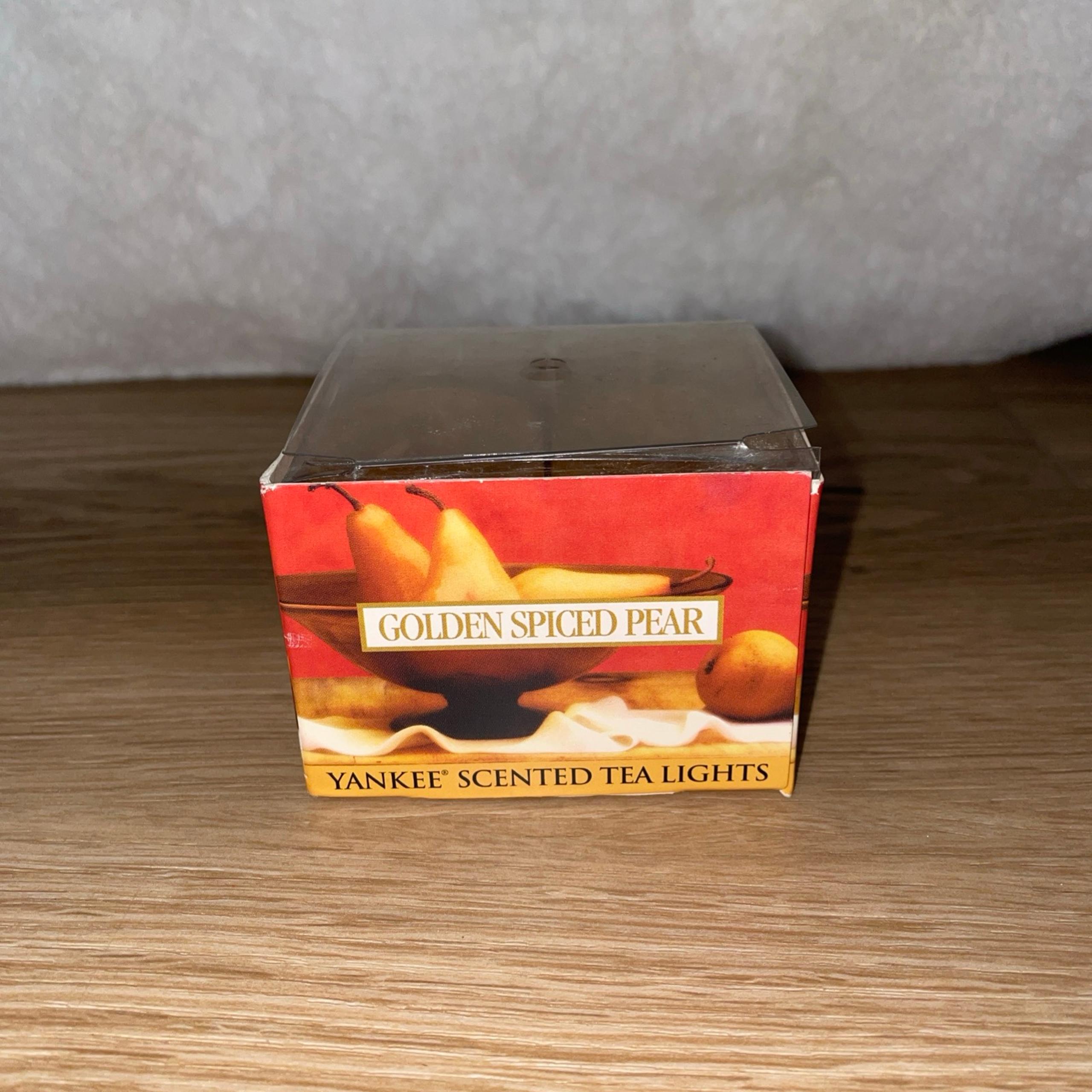 Yankee Candle Scented Tea Light Candles Golden Spiced Pear