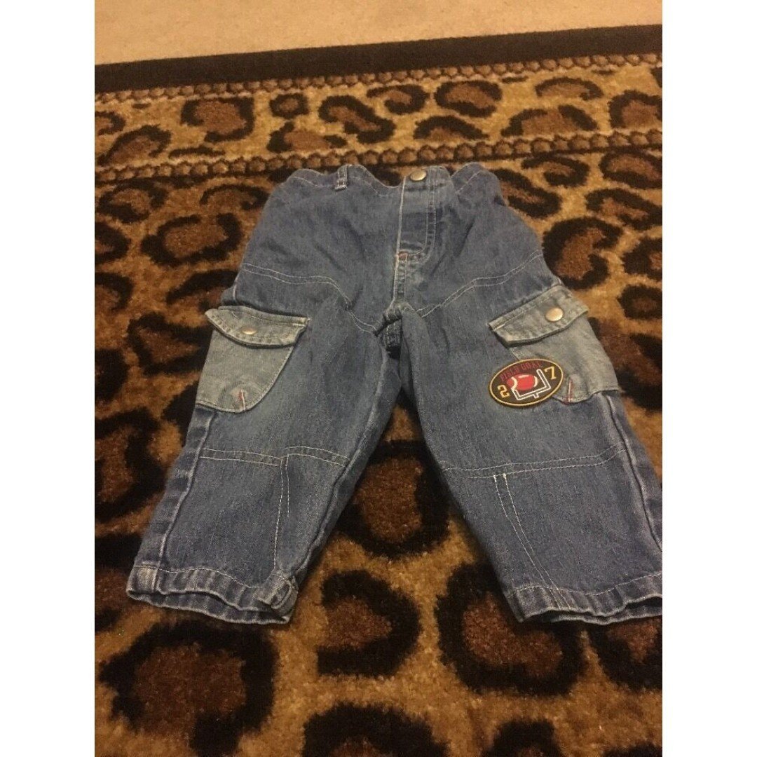 Baby Boys Denim Jeans Blue Size 6/9 Months