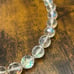 Vintage Aurora Borealis Crystal Faceted Bead Necklace 24”long B518