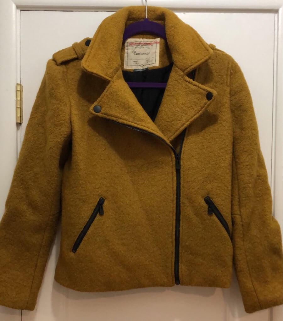 Cartonnier wool moto jacket