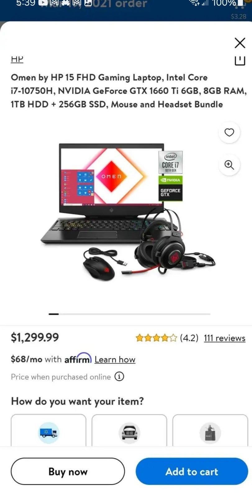 HP OMEN 2021 gaming laptop