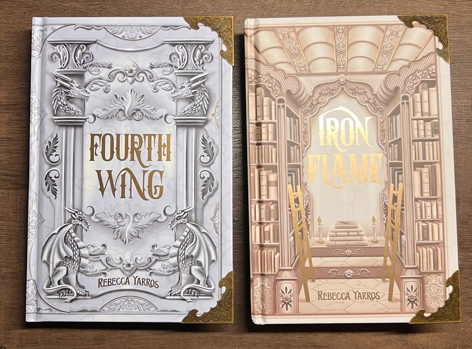 Bookish Box Fourth Wing and Iron Flame by Rebecca Yarros