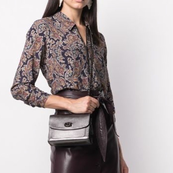 Ba&sh Paris Pietro Paisley Zip-Front Blo