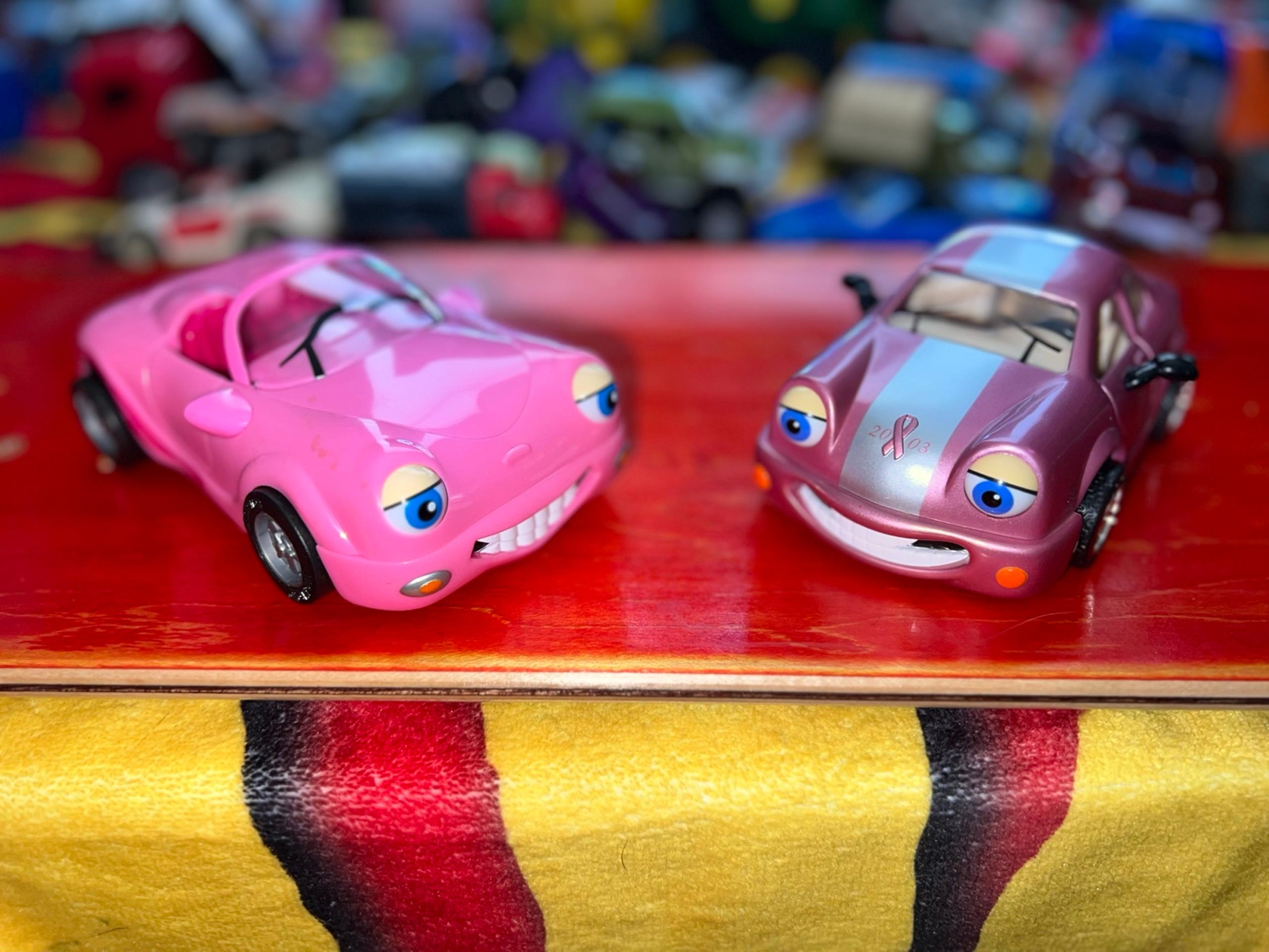 Chevron Cars Special Edition Breast Cancer Awareness Cars lot of 2
