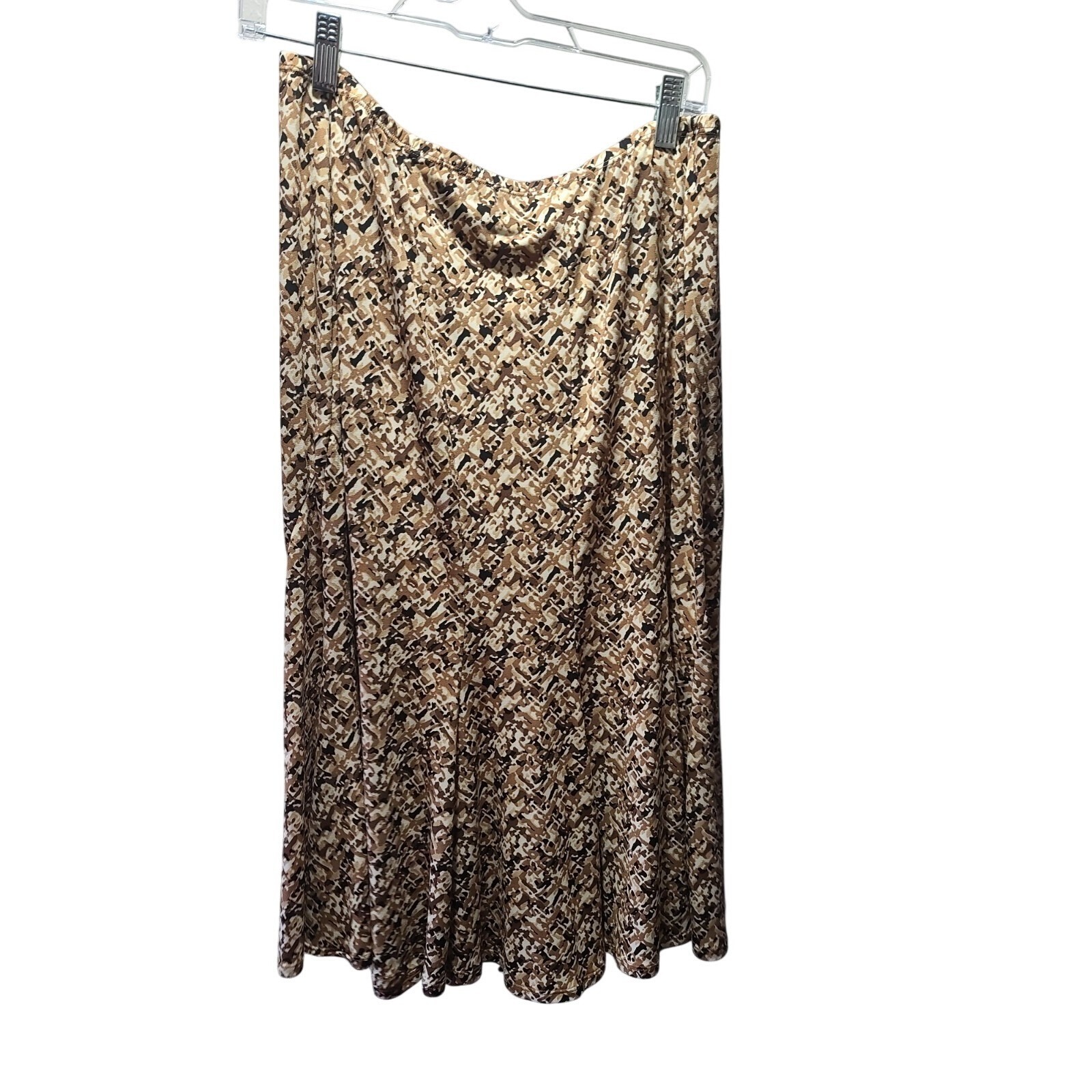 Laura Ashley Maxi Skirt Women's M Brown Black And Tan