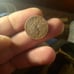 1865 farthing coin