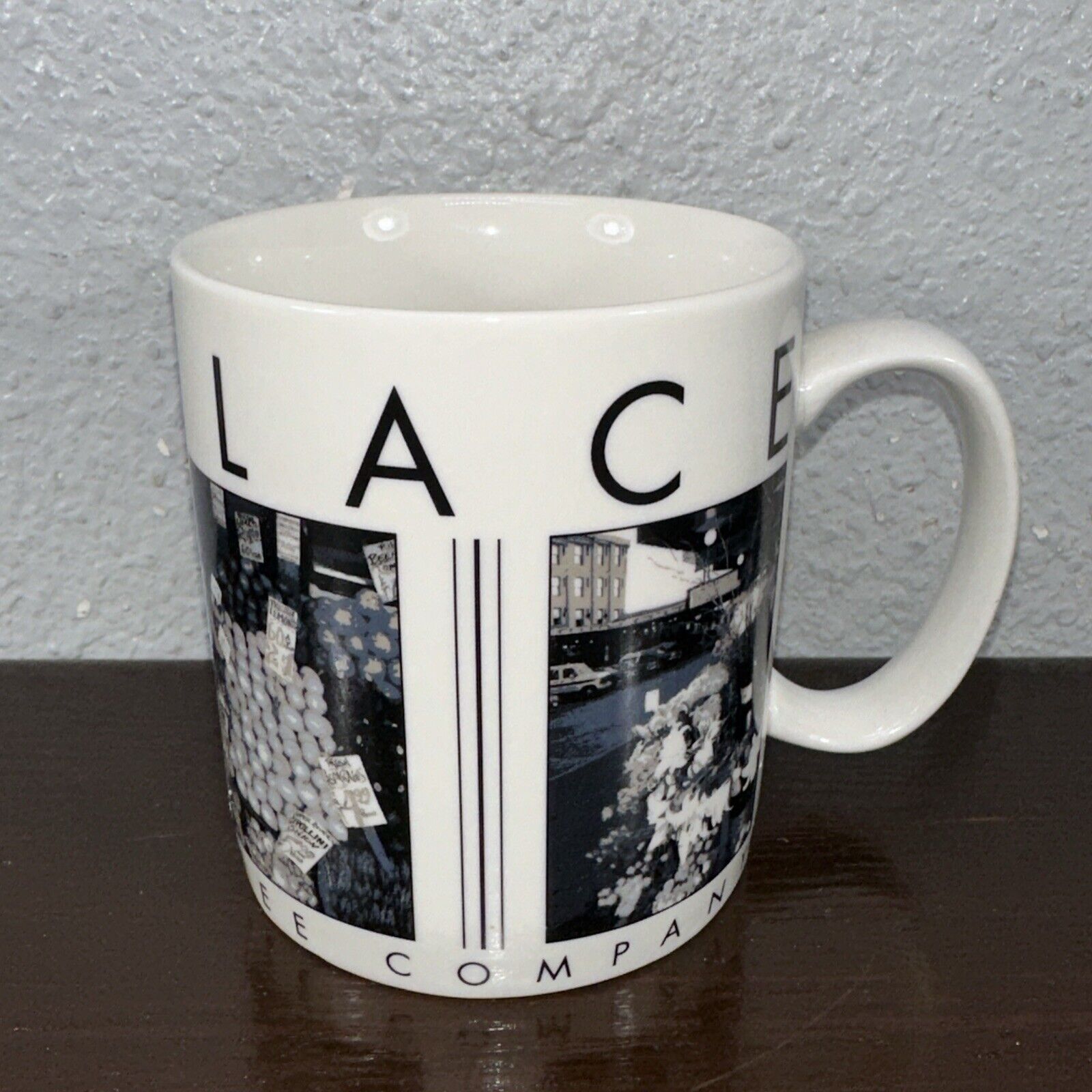 RARE Starbucks Barista Park Place First Store 18 Oz Ceramic Coffee Mug 2003 EUC